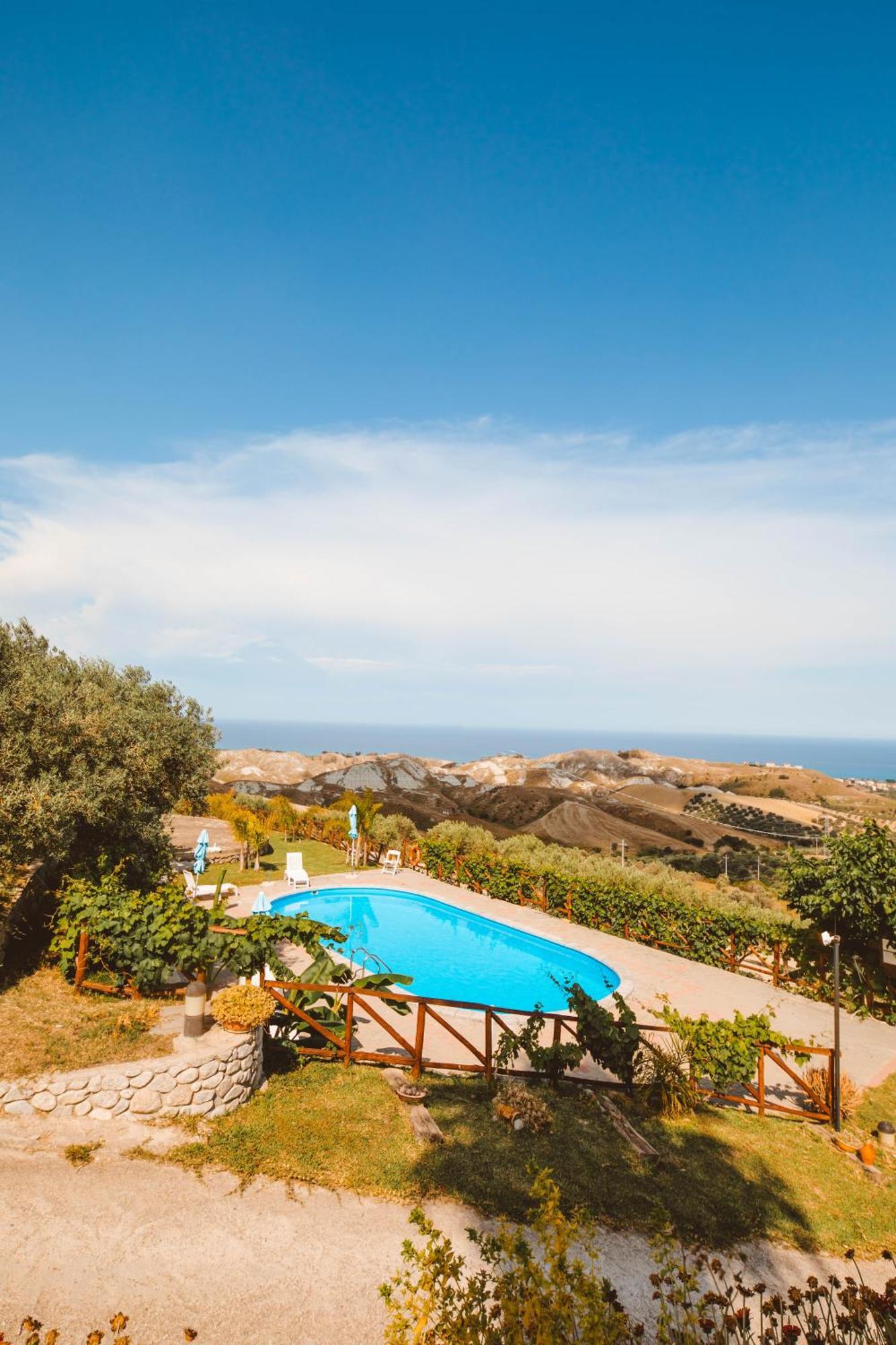 Calami - Villa Romeo - Private Apartments With Pool, Seaview & Olive Grove Santa Caterina Dello Ionio Marina Екстериор снимка